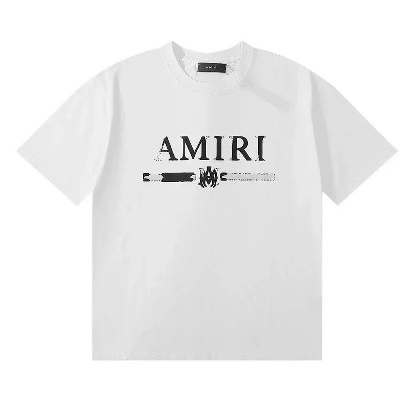 AMIRI White T-Shirt with Text & Graphic Print