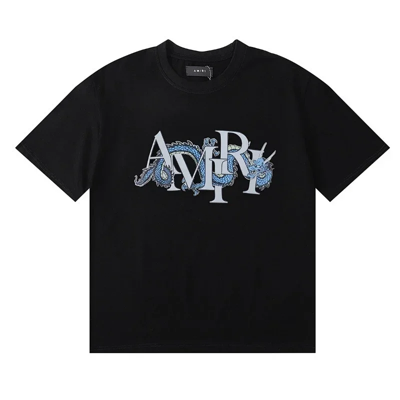 AMIRI Black Blue Dragon AMIRI Tee