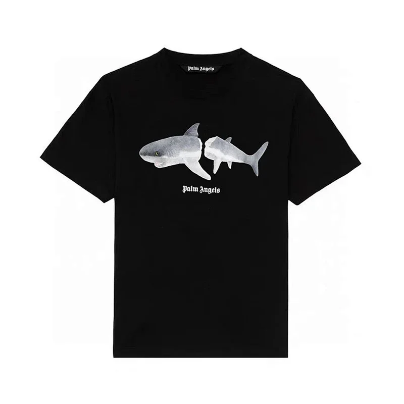 Palm Angels Black Shark Tee