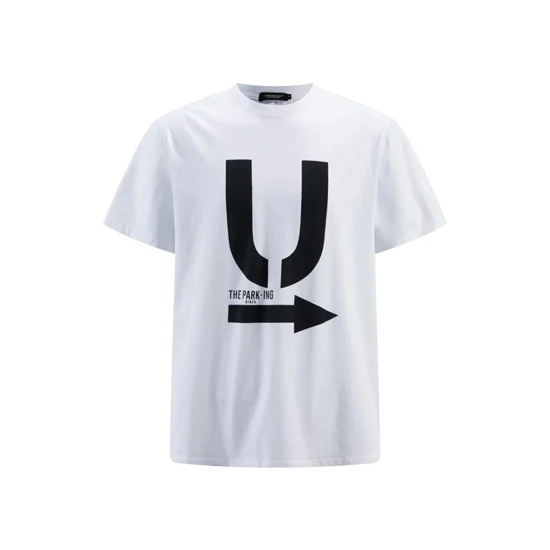 THE PARK ING GINZA Black U Logo Arrow T-Shirt