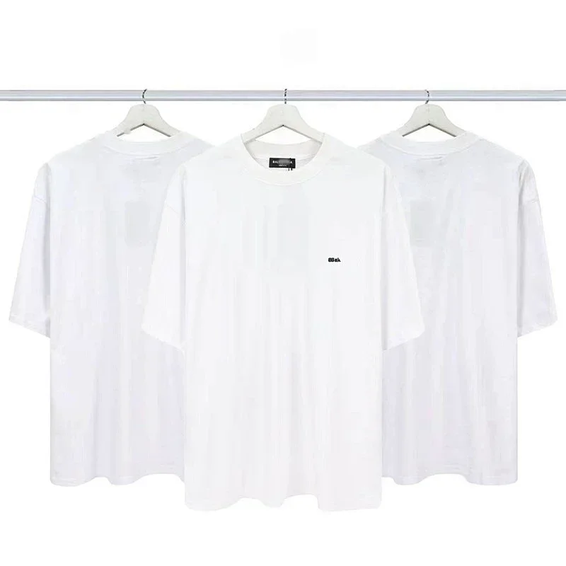Bla White Oversize Short-Sleeve T-Shirts