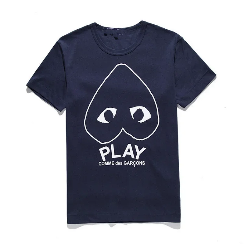 COMME des GARÇONS PLAY Navy Heart-Eye Graphic T-Shirt