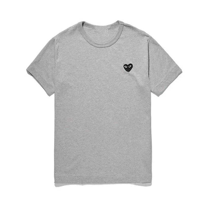 Comme des Garçons PLAY Gray T-Shirt Black Heart
