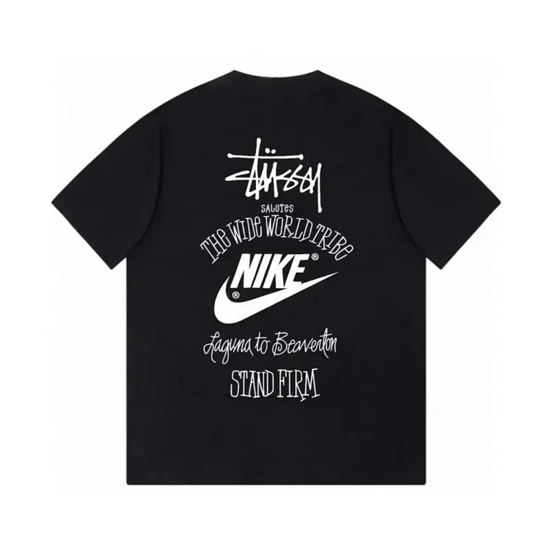 Nike x Stussy Graffiti Black T-Shirt