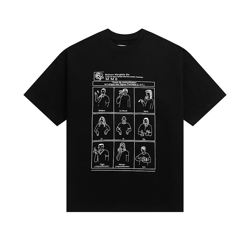 Maison Margiela Sign Language Graphic T-Shirt