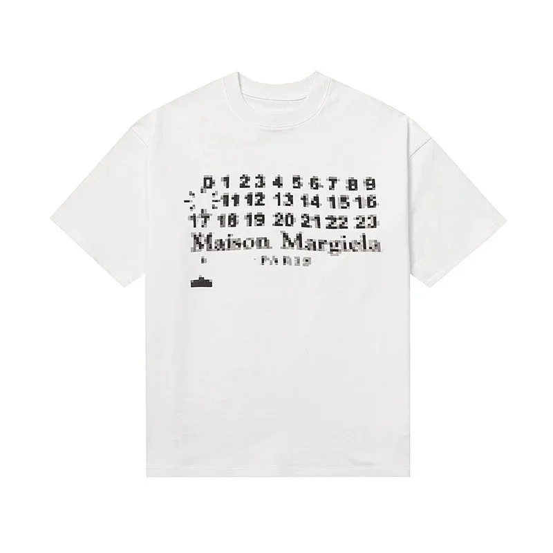Maison Margiela White T-Shirt Digital Print