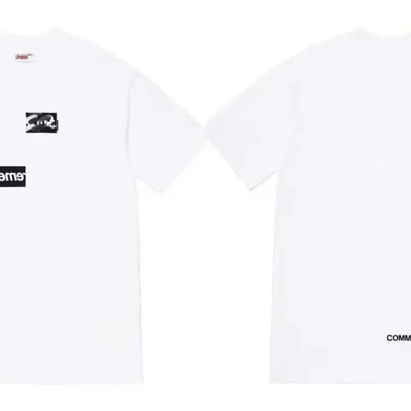 Supreme Black Graphic White Tees