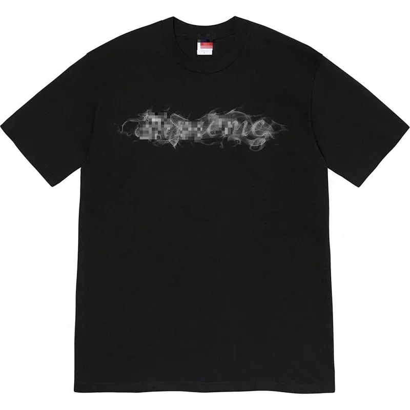 Supreme Black Smoke Logo Tee