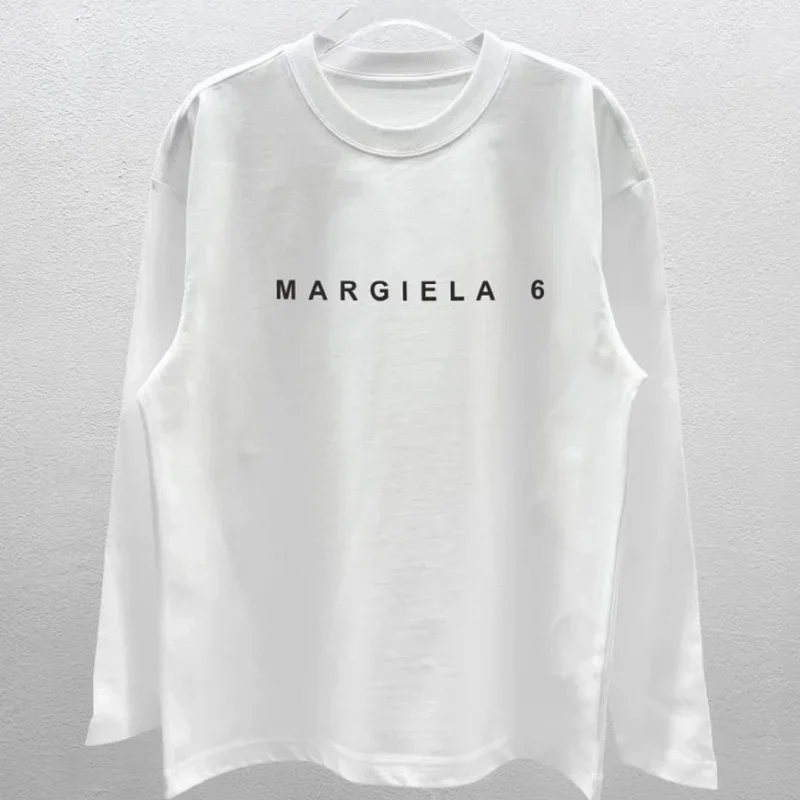 Margiela "MARGIELA 6" White Long-Sleeve T-Shirt