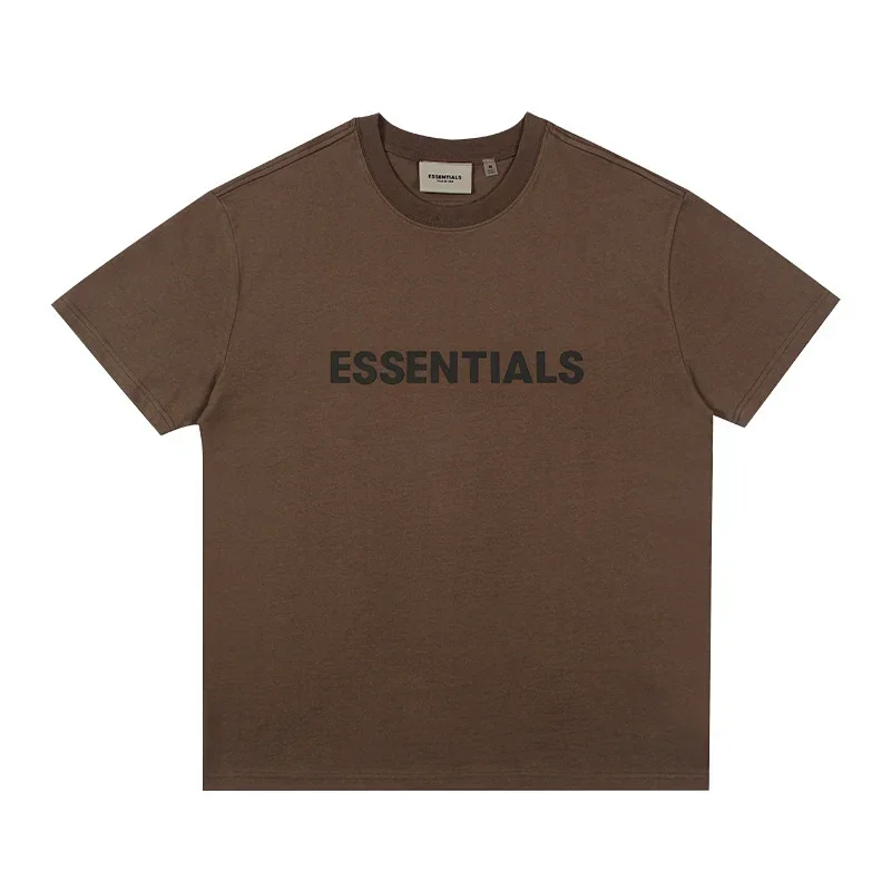 ESSENTIALS Brown Front ESSENTIALS Print T-Shirt