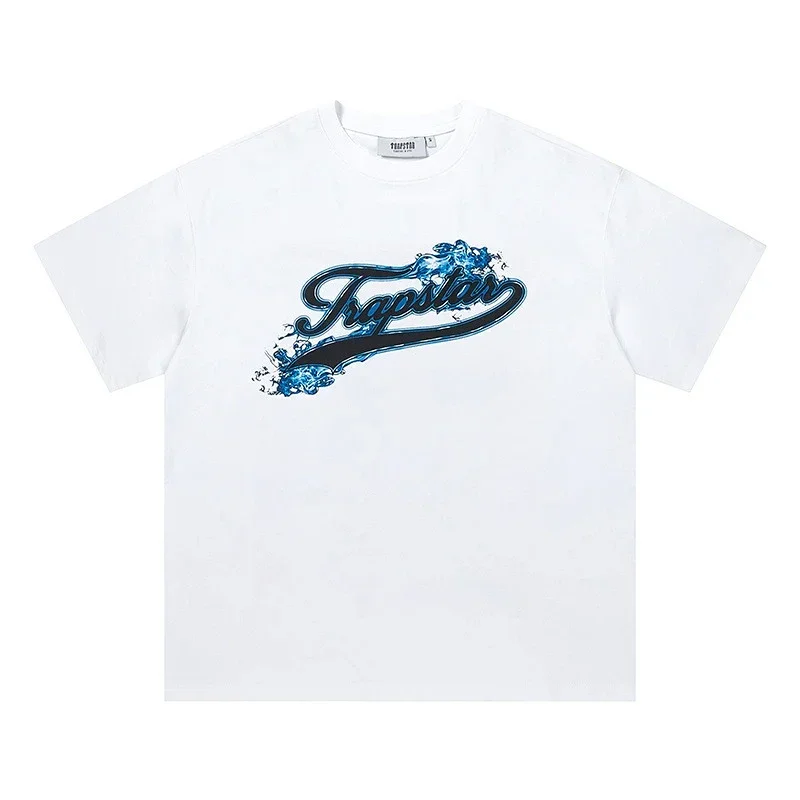 Trapstar Blue Splash Graphic Tee