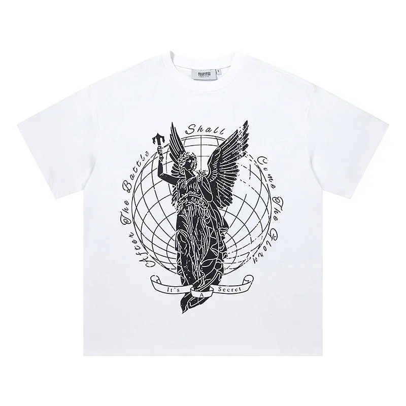 FRUITY Angel Statue Print T-Shirt