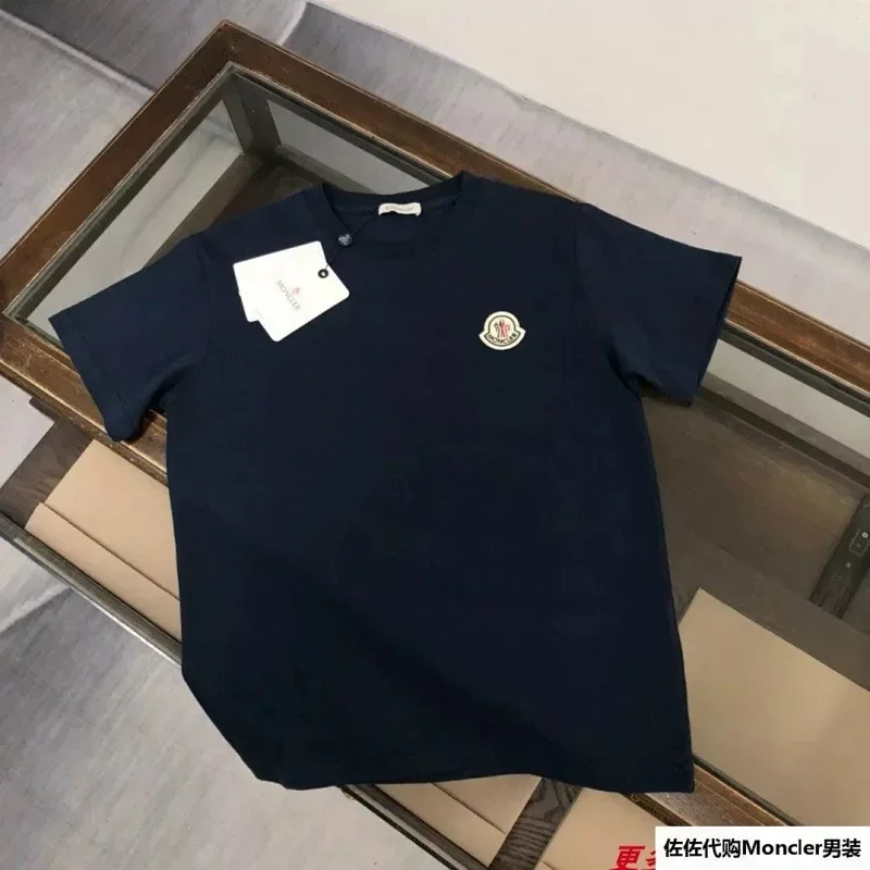 Moncler Navy Logo T-Shirt