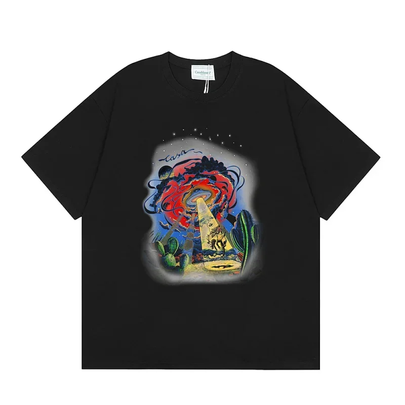 Candybadet Graphic Print T-Shirt (Space, Swirl, Cactus)