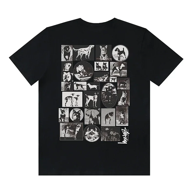 Stussy Dog Photo Collage T-Shirt
