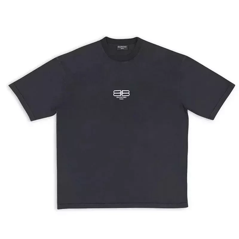 Balenciaga Black BB Logo Oversized T-Shirt