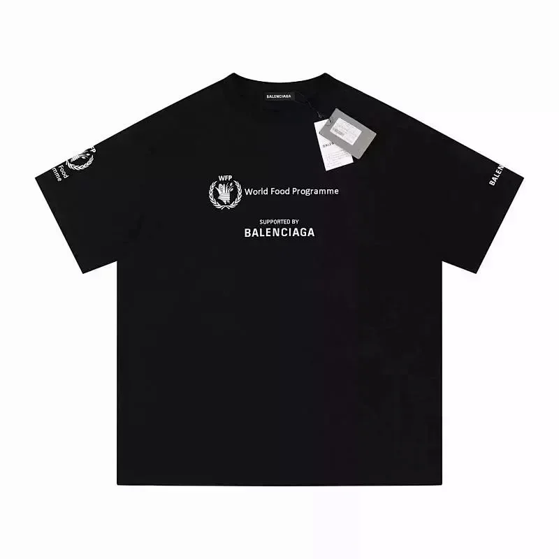 BALENCIAGA Black WFP Logo T-Shirt