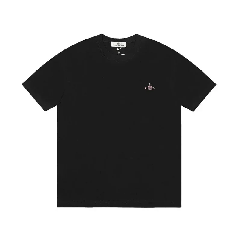 Vivienne Westwood Black Saturn Logo T-Shirt