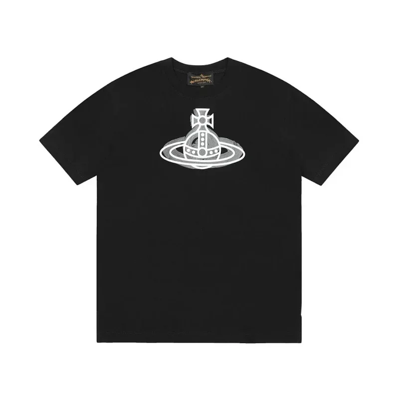 Vivienne Westwood Black Classic Orb Logo T-Shirt