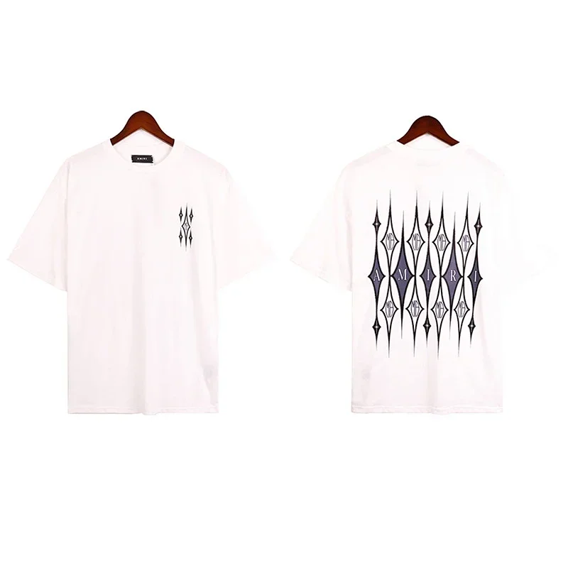 AMIRI White T-Shirt with Front & Back Graphics