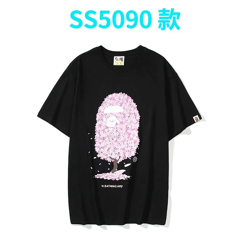 A BATHING APE Ape-Head Cherry Blossom Tree T-Shirt