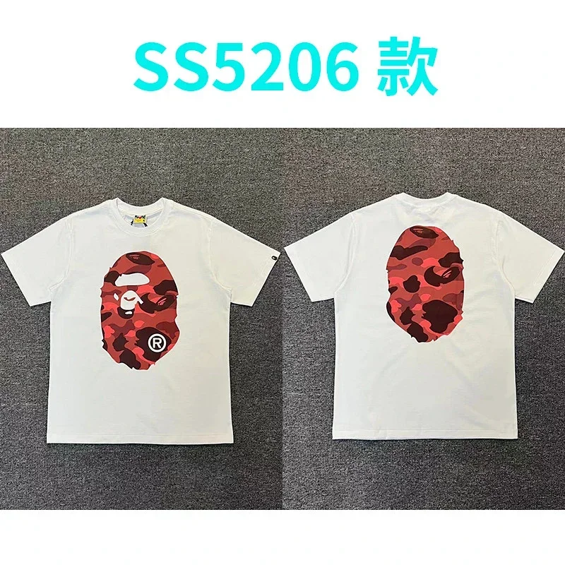 BAPE Red Camo Ape Head T-Shirt