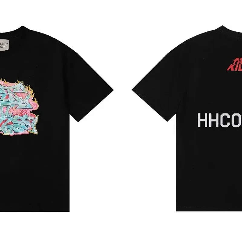 GALLERY DEPT. Black Graffiti T-Shirt