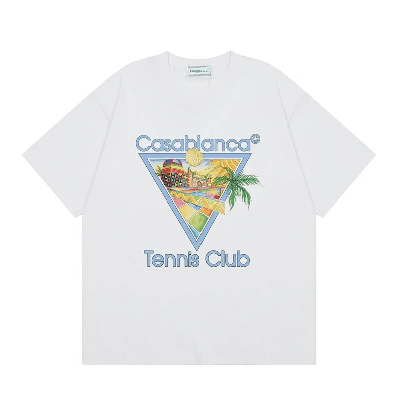 Casablanca White Tennis Club Graphic T-Shirt