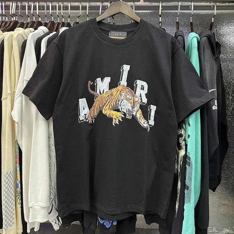 AMIRI Black Tiger T-Shirt