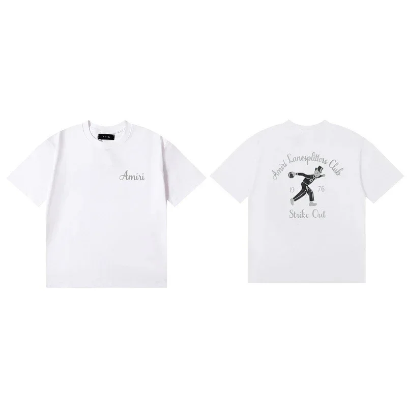 Amiri T-Shirt with "Amiri Lanesplitters Club" Graphic