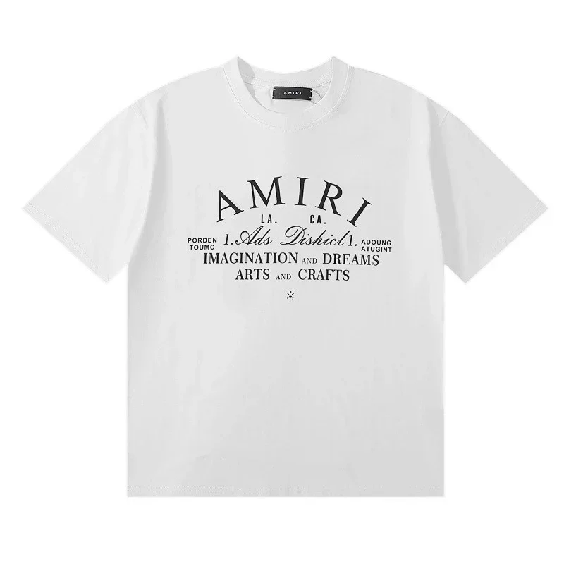 AMIRI White Text-Printed T-Shirt