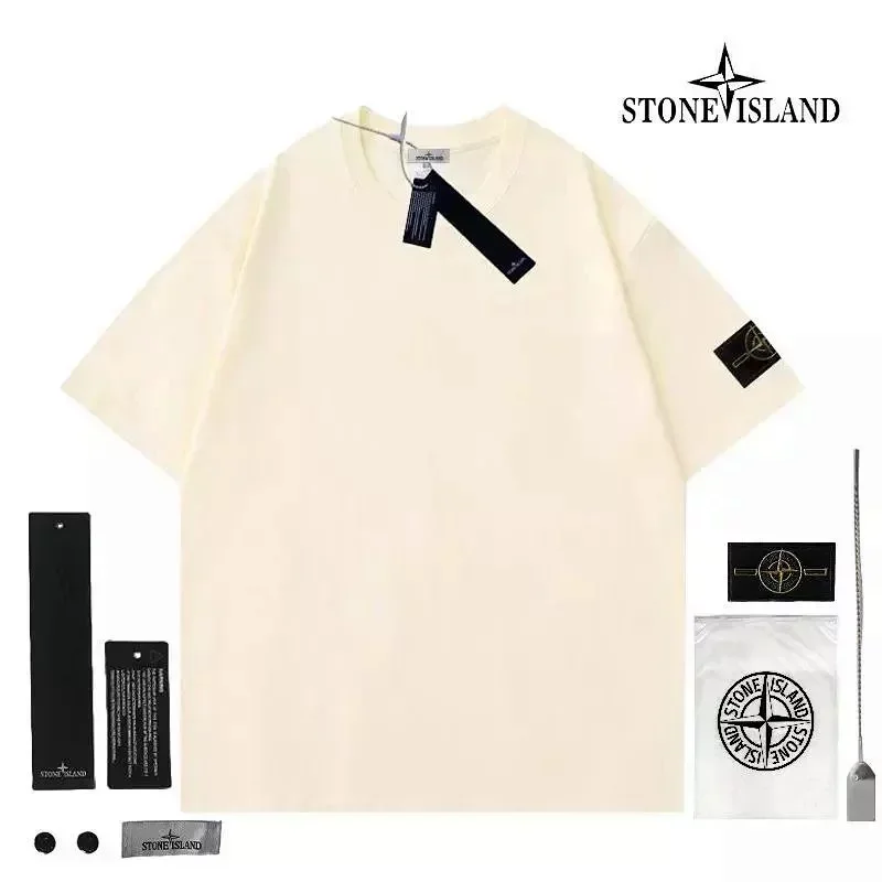 Stone Island Cream T-Shirt & Accessories