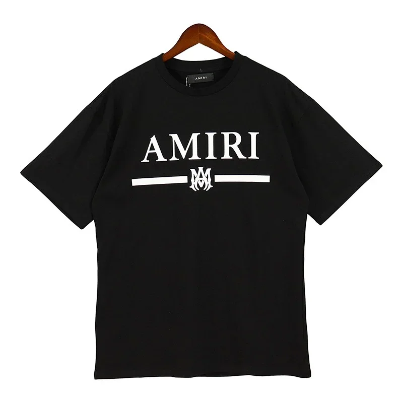 AMIRI Black T-Shirt with Logo Print
