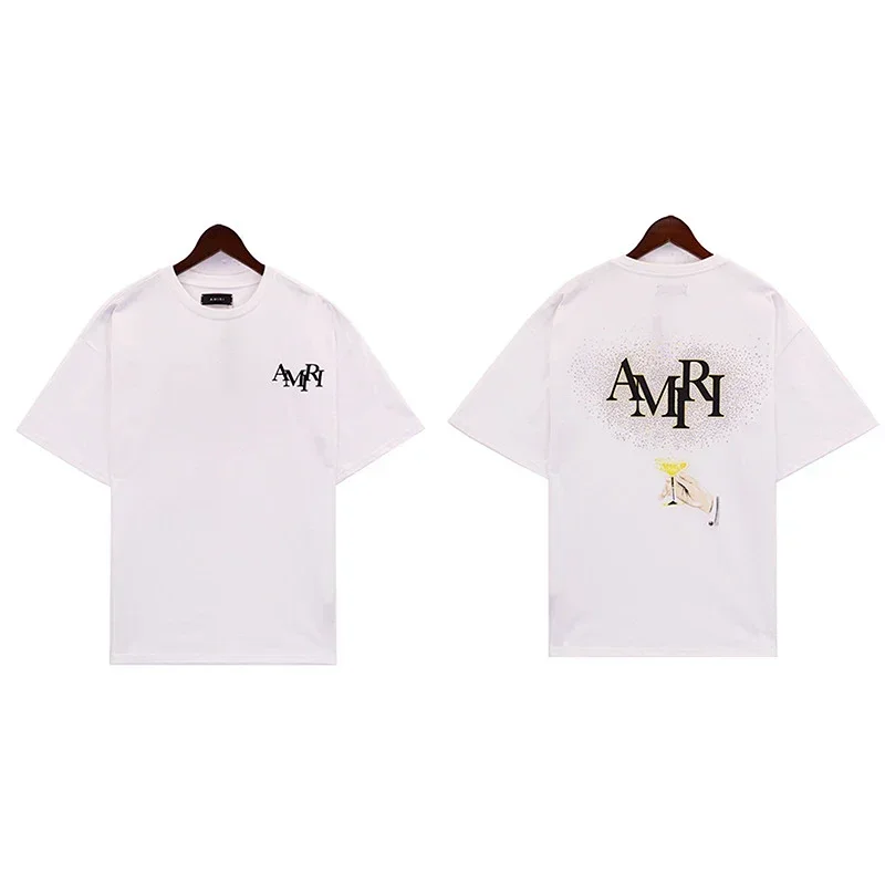 AMRI T-Shirt with Cocktail Graphic