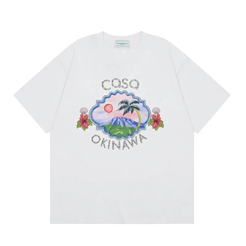 Casablanca Tropical Graphic T-Shirt
