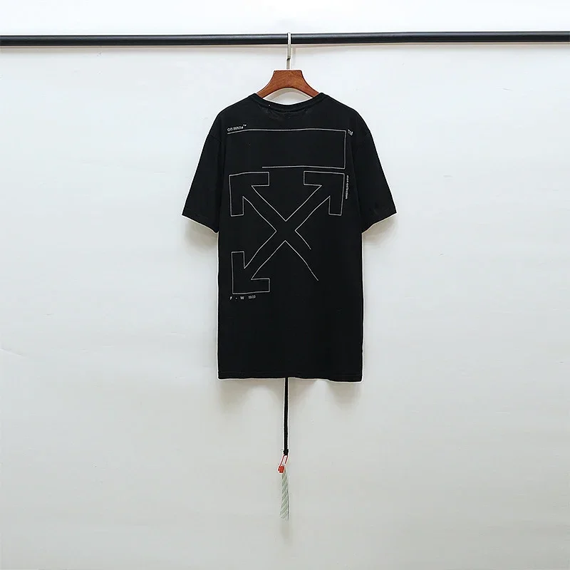 Off-White Black T-Shirt with White Arrow