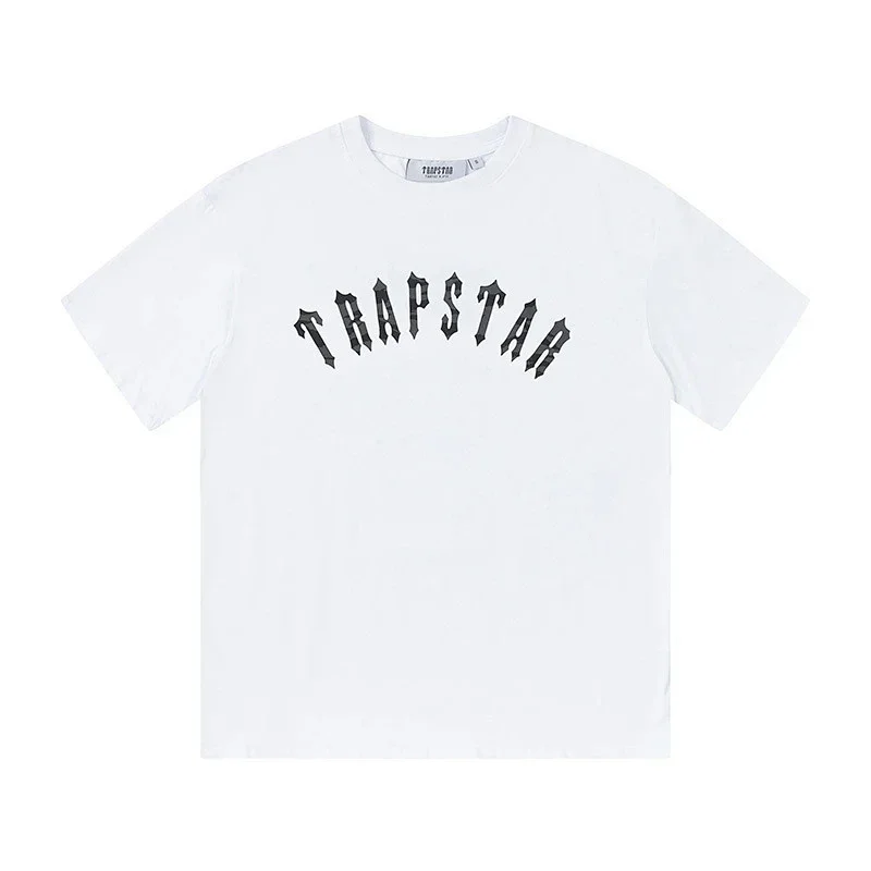 TRAPSTAR White T-Shirt Black Text