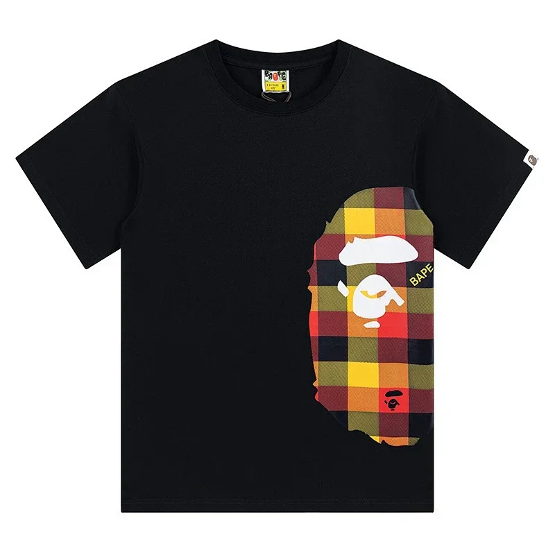 BAPE Plaid Ape Head T-Shirt