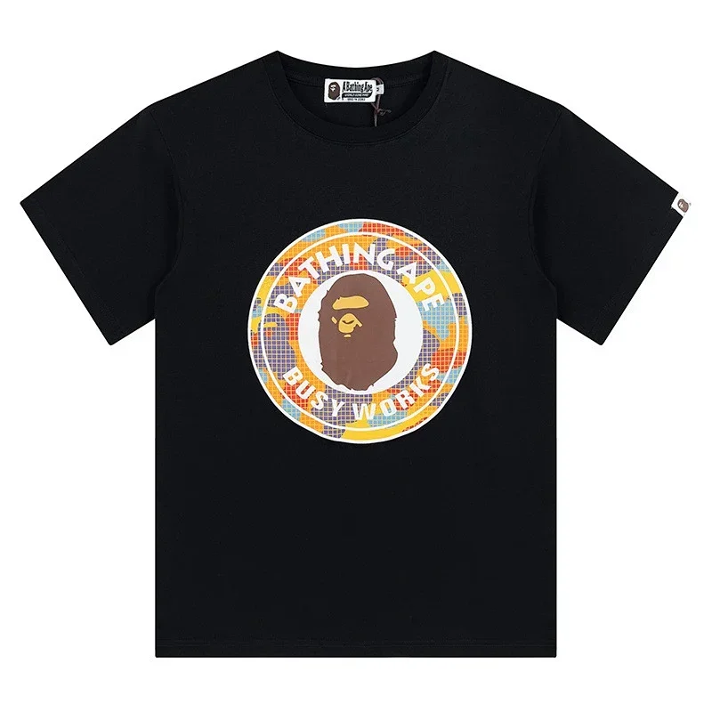 Bathing Ape Black T-Shirt with Ape Head Logo