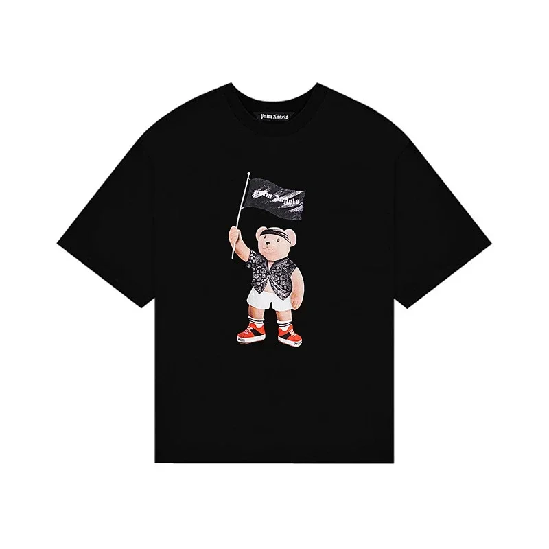 Palm Angels Flag Teddy Bear T-Shirt