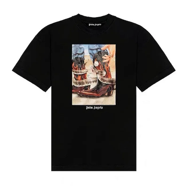 Palm Angels Snake & Boots Graphic T-Shirt