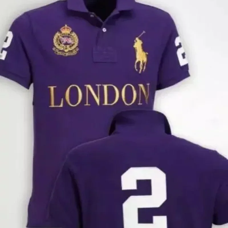 Polo Purple Golden Horse Logo No. 2 T-Shirt
