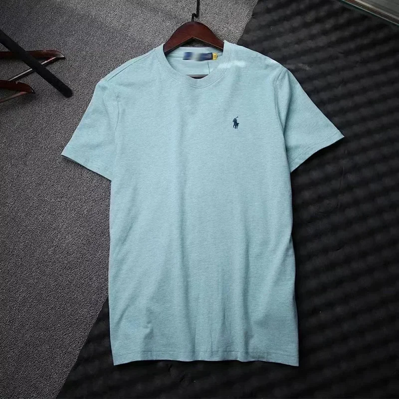 Polo Light Blue Embroidered T-Shirt